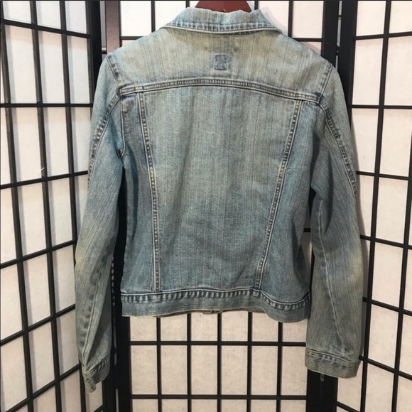 Vintage 90s Gap Light Washed Denim Jacket Size Medium - Picture 6 of 9